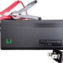 14.6V 10A LiFePO4 Battery Charger Designed for 12V Lithium Battery, AC-DC Smart Charger, Battery Maintainer, Built-in Safety Protections, Support 0V Charging Function