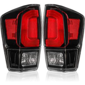 Rear Brake Tail Light Assembly Compatible with 2016-2023 Tacoma Tail Lamps 2016 2017 2018 2019 2020 2021 2022 2023 Tacoma Taillights OE Replacement, Passenger and Driver Side