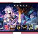 Wireless Phone Controller for iPhone/Android, Mobile Game Controller with Hall Joystick Suitable for Xbox Cloud Gaming, PS Remote Play, Steam Link, Call of Duty & More - Pink