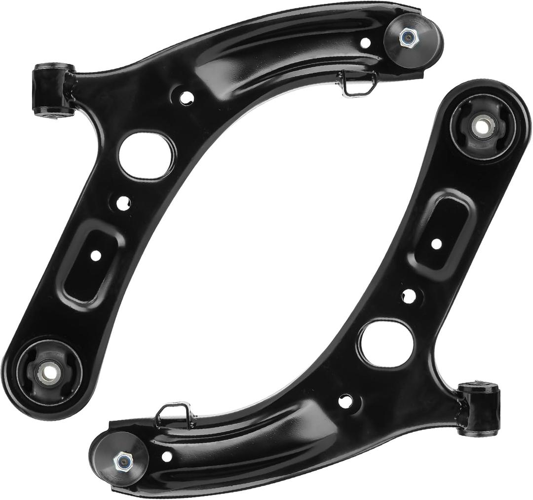 Front Lower Control Arms w/Ball Joints Assembly Suspension Kit Replacement for 2011-2017 Hyundai Elantra, for 2012-2017 Hyundai Ve loster (2pc)