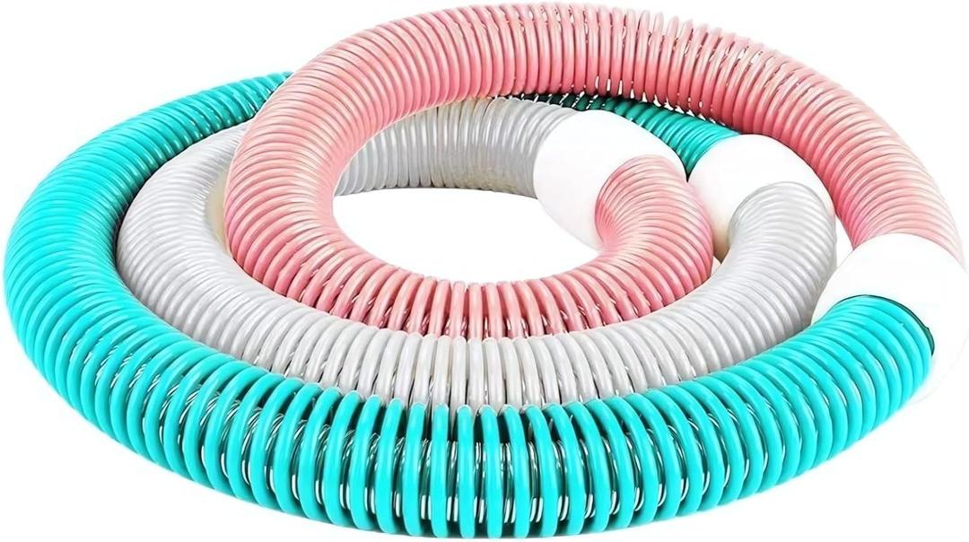Weighted Fitness Hoop for Adults, Soft Spring Fitness Hoop, 3.3 lbs / 1.5 kg, PVC, for Weight Loss, Fitness, Shaping, Exercise Anytime
