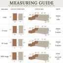 HOMERILLA Sectional Couch Covers 2 Pieces L Shaped Sofa Cover for Sectional Couch L Shape Washable Blanket Furniture Protector for Pets Dogs (Dark Grey, X-Large)