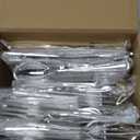 Liacere 200Pcs Silver Plastic Cutlery - Silver Plastic Silverware- Disposable Silverware - 100 Forks, 50 Spoons, 50 Knives Perfect for WeddingChristmas