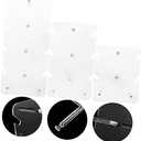 3pcs Transparent Sunglasses Display Stand Eyewear Holder for Desk Organizer for Glasses Sunglasses Optical Frames for Home Retail Use