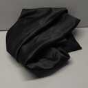 Superior Blackout Curtains, Room Darkening, Bedroom, Living Window Accents, Sun Blocking, Thermal, Classic Modern, Solid Collection, Set of 2 Panels, 6 Grommets, 42" x 63", Black