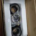 Trailer Idler Hub Kits with 5 on 4.5" Bolt Idler Hub & Round #84 Trailer Axle Spindle Fit for 3500 lb, Sets of 2