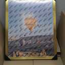 3x4 Picture Frame Gold for Wall Hanging or Tabletop, Wall Mounting Horizontally or Vertically, 3 x 4 Wall Gallery Poster Photo Frame with Shatter Resistant Plexiglass, Gold