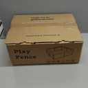 Hiaksedt 50 x 50 inch Baby Playpen with Mat Small Playpen for Babies and Toddlers Baby Fence Playards (Dark Gray + Mat)