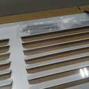 Fits 24x18 Duct Opening | Steel Return Air Grille by Handua | Vent Cover Grill for Sidewall and Ceiling | White | HVAC Cold Air Intake Grille | Outer Dimensions: 25.75"W X 19.75"