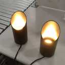 SUNVIE 2 Pack Smart Floor Can Light 5W RGBW Color Changing Uplighting Indoor Uplights 2700K-6500K Up Lights Indoor Floor Spotlight for Plant Corner Wall Artwork, APP Control Alexa & Google Home, Black