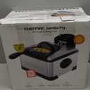 Chefman 4.5 Liter Deep Fryer w/Basket Strainer, XL Jumbo Size, Adjustable Temperature & Timer, Perfect for Fried Chicken, Shrimp, French Fries, Chips & More, Removable Oil-Container, Stainless Steel