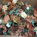 Ling's Moment Artificial Wedding Fall Flowers Deluxe Combo, Walnut Brown