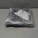 Rtizon Shag Area Rug for Bedroom, 4x6 Feet Fluffy Rugs for Girls Boy's Bed Bedside, Plush Carpet with Non-Slip Bottom for Living Room Office Dorm Nursery Room, Black