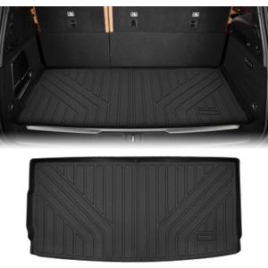 Cartist Cargo Mat for Jeep Wagoneer 2022 2023 2024 2025 2026 Trunk Mat Behind The 3rd Row TPE All Weather Cargo Liner for Wagoneer Accessories Anti-Slip