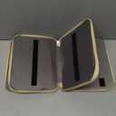 Vomgomfom Colored Pencil Case - 124 Slots Pencil Holder with Zipper Closure Twill Fabric Large Capacity Pencil Case for Watercolor Pens or Markers, Pencil Case Organizer for Artist (Yellow Flower)