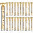Shappy 100 Pcs Wedding Bubble Bulk Wedding Party Favors Bubble Wand for Guests Send Off for Bridal Shower Anniversaries Celebration Goody Bag Stuffers Filler(100 Pcs,Heart)