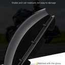 PBYMT Motorcycle Lower Triple Tree Wind Deflector Compatible with Harley Davidson Touring Street Glide Road Glide Electra Glide Road King FLH/T FLHX 2014-2023, Vivid Gloss Black