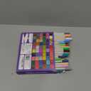 ARTISTRO 60 Acrylic Paint Markers for Fabric, Rocks, Paper, Wood, Canvas, Glass, DIY - Safe for Kids Dual Tip Acrylic Paint Pens (Dual Tip Dot + Brush, 60)