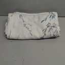 MYSKY HOME Sheer Floral Curtains 63 Inch Long for Bedroom Linen Look Drapes Light Filtering Privacy Added for Living Room Kitchen Farmhouse Style Texture Soft Touch Window Treatment, 50'' Wide, 2 Pcs (Floral/Navy Blue)