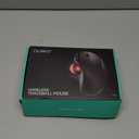 Nulea M501 Wireless Trackball Mouse, Rechargeable Ergonomic, Easy Thumb Control, Precise & Smooth Tracking, 3 Device Connection (Bluetooth or USB Receiver), Compatible for PC, Laptop, Mac, Windows.