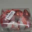 11 Pcs Valentines Day Heart Ornaments, 2.4 Inch Red Pink White Valentine's Heart Shaped Baubles Decorations Glitter Conversation Hearts Hanging Ornament for Tree Home Galentines Party Supplies