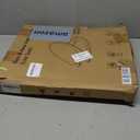 Toilet Seat Round Soft Close16.5'', Toilet Lid Slow Close Quiet No Slam, Easy Installation & ReleaseSafe PP Material Easy Clean, Comfortable Ergonomic Design, 2 Years Support, White Plastic