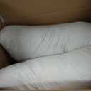 Ubauba Memory Foam Body Pillow with Cover, Full Large Body Pillows Insert for Adults with Envelope Closure Pillowcase, Firm & Fluffy Long Bed Pillows for Sleeping (20x54 inch, Navy)