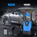 5000PSI PowerWasheCannon for Car, Lane, Patio Cleaning