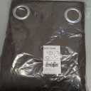 NICETOWN Blackout Curtains 80 inches Long, 2 Pieces, 42" Wide Each Panel, Brown, Full Light Blocking Drapes with Black Liner for Nursery, Thermal Insulated Draperies for Hall, Villa