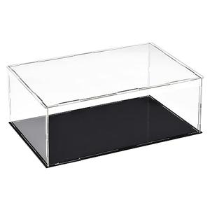 uxcell Acrylic Clear Display Case Box Dustproof Protection Showcase Cube Collectibles Show Box 11.8x5.9x3.9inch