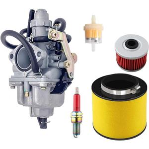 TRX 250 Carburetor Fits for Honda Recon 250 TRX250 TRX250EX TM TE 1997-2007 ATV with Air Filter Spark Plug Carb Tune Up Kit