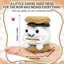 Smore Crochet Mothers Day Gifts for Mom - Mom Birthday Gifts from Daughter Son, Smore Crochet for Mothers Day Decorations, Sweet Gift for Grandma Mother in Law Step Mama