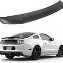 HECASA Rear Trunk Spoiler Wing Compatible with 2010-2014 Ford Mustang Coupe Shelby GT500 Style Black Tail Trunk Spoiler Wing