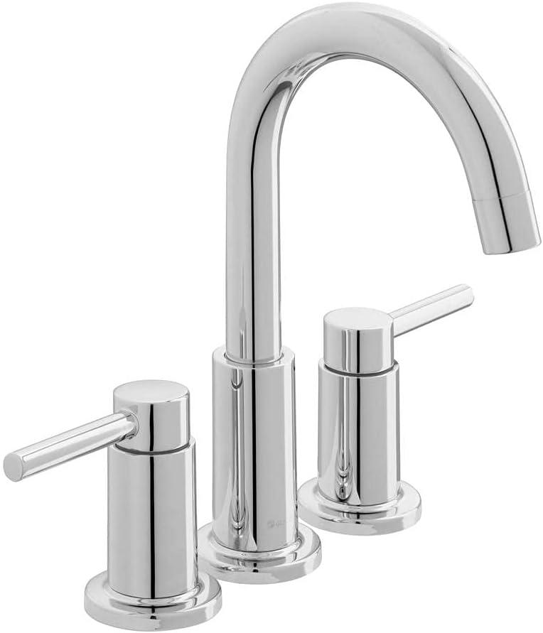 Dorind 8 in. Widespread 2-Handle High-Arc Bathroom Faucet in Chrome