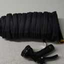 Garden Hose Non-Expanding 100ft, Flexible Garden Hose with 10 Function Hose Nozzle, Lightweight, Kink Free and Water Hose for Outdoor,Yard, Lawn, Car Wash, Marine,and Camper Use