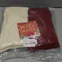 Fesciory Christmas Stockings, 6 Pack 18" Large Knit Stocking & Decor for Family Holiday Xmas Party Gift, Burgundy&Ivory&Grey