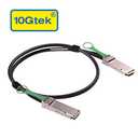 10Gtek 40G QSFP+ DAC Cable - 40GBASE-CR4 Passive Direct Attach Copper Twinax QSFP Cable for Juniper EX-QSFP-40GE-DAC-2M Devices, 2-Meter(6.5ft)