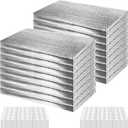 16P Garage Door Insulation Kit Panels 6MM 16x8FT for Double Garage Door, Pre-Cut Bubble Reflective Aluminum Foil Sheet 120 Tape, DIY Install Temperature Control Block Summer Heat & Winter Cold(24x48)