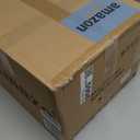 Clear Acrylic End Table,Brushed Brass Metal,Side Table for Office,Nightstand for Living Room and Bedroom,Easy Assembly,12x12 inch21.3 inch high