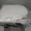 Royoliving Premium Feathers Down Duvet Insert Comforter King Size All Season Medium Warmth White 100% Cotton Cover with Corner Tabs (106x90, 60 Oz)