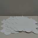 6-Sheet Baby Blue Fish Scale Peel and Stick Backsplash Tile, Faux Ceramic Matte Self Adhesive Stick on Wall Tiles for Kitchen and Bathroom (11.8" x 10.5")