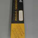 SpaceAid Bamboo Drawer Dividers with Inserts and Labels, Kitchen Adjustable Drawer Organizers, Expandable Organization for Home, Office, Dressers, 4 Dividers with 9 Inserts (17"-22" White)