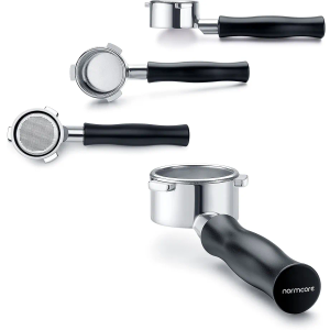 Normcore 54mm Bottomless Portafilter, Naked Portafilter Fits Breville Sage Barista Express Machines, 18g Filter Basket Included