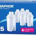AQUAPHOR B15 Water Filter Replacement (6) - Fits Brita Pitcher - 45 Gallons per Filter