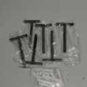 Antrader 5 Inch Solid Steel Floating Shelf Brackets,Blind Shelf Supports (Large) Hidden Floating Wall Shelf Support Bracket for Floating Wood Shelves, Matte Black,6Pcs