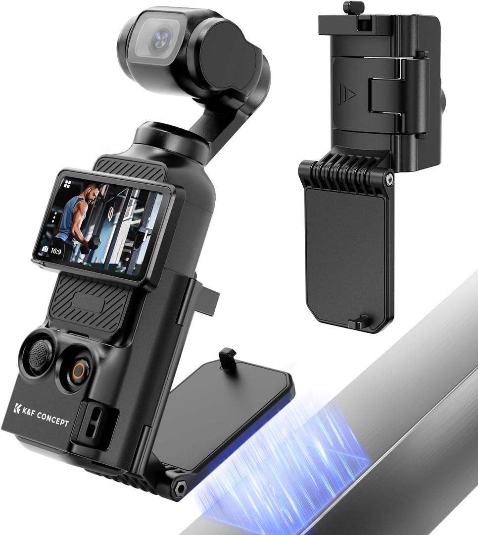 K&F Concept Magnetic Mount Compatible with DJI Osmo Pocket 3, Desktop Support Base Bracket Stand Expansion Adapter, Pocket 3 Multi-Function Magnet Suction Expand Frame Accessories