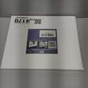 4-Pack Quad Decorator Outlet Cover Plate, White Decorative Switch Plates and Outlet Covers, Natural Bamboo Fiber Wall Plates for Electrical Outlets, Receptacle, GFCI Outlet, Dimmer Switch