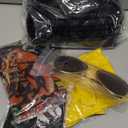 Mepase 9 Pcs Rocker Costume Set for Party Men Women Punk Disco Costume Accessories 70s 80s 90s Rock and Roll Party Supplies