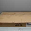 SUPERJARE 43-inch White Desk with 2 Drawers and Padded Stool, Modern Makeup Vanity & Computer Desk with Storage for Home Office, Bedroom Study