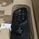 Yale Assure Lever Entry Door Handle with Keypad, Black Suede Smart Door Lock with Handle, Back-Up Key, and Z-Wave, ‎YRL226-ZW2-BSP